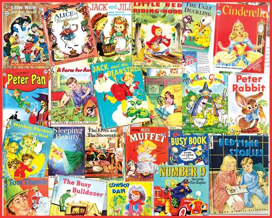 PFG Vintage Fairy Tales, Lois B Sutton (1000pcs) (Usage/Used - PUZZLES FOR GOOD)
