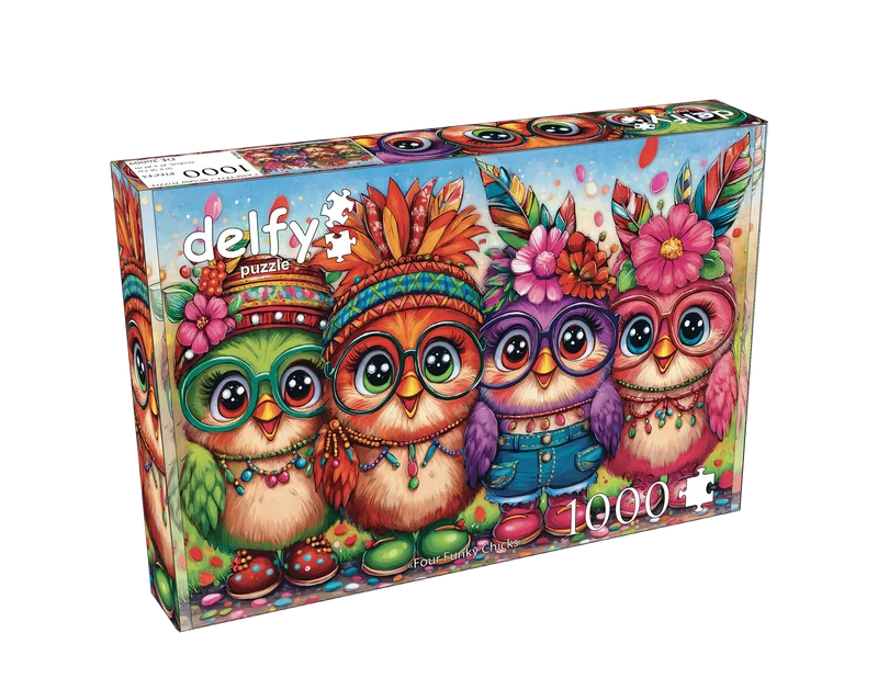 Four Funky Chicks (1000pcs)