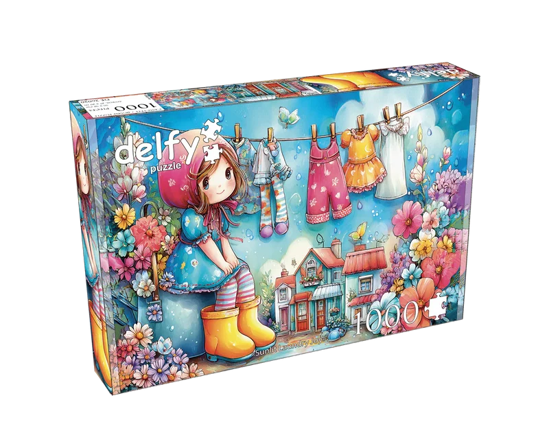 Sunlit Laundry Joy (1000pcs)
