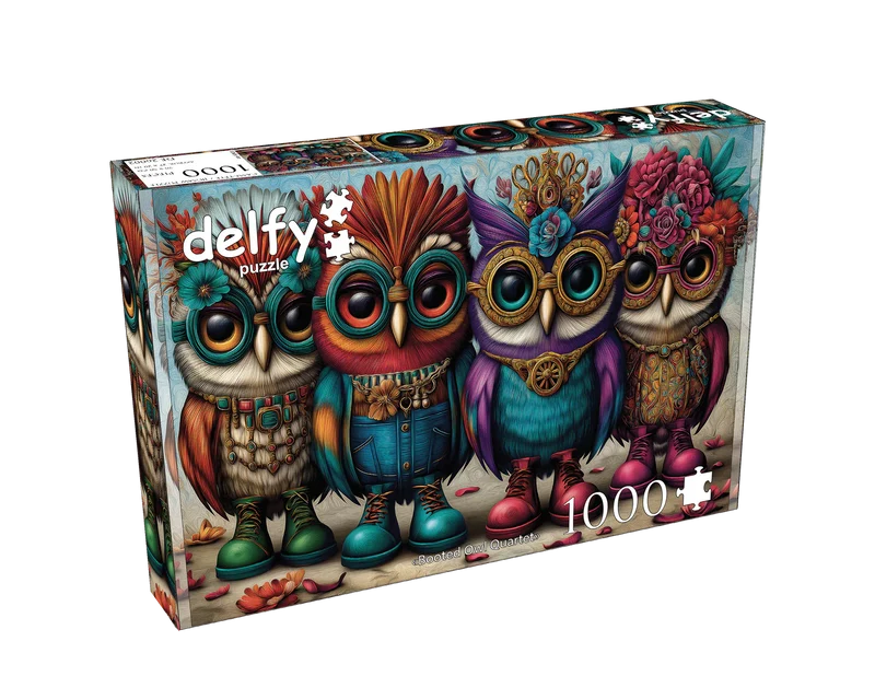 Booted Owl Quartet (1000pcs)