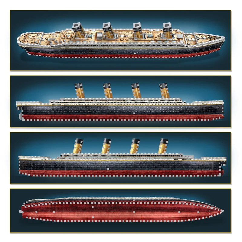 PFG Titanic (3D puzzle) (440pcs) (UsageUsed – PUZZLES FOR GOOD)
