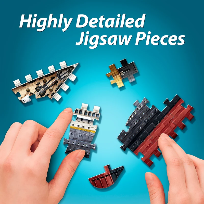 PFG Titanic (3D puzzle) (440pcs) (UsageUsed – PUZZLES FOR GOOD)