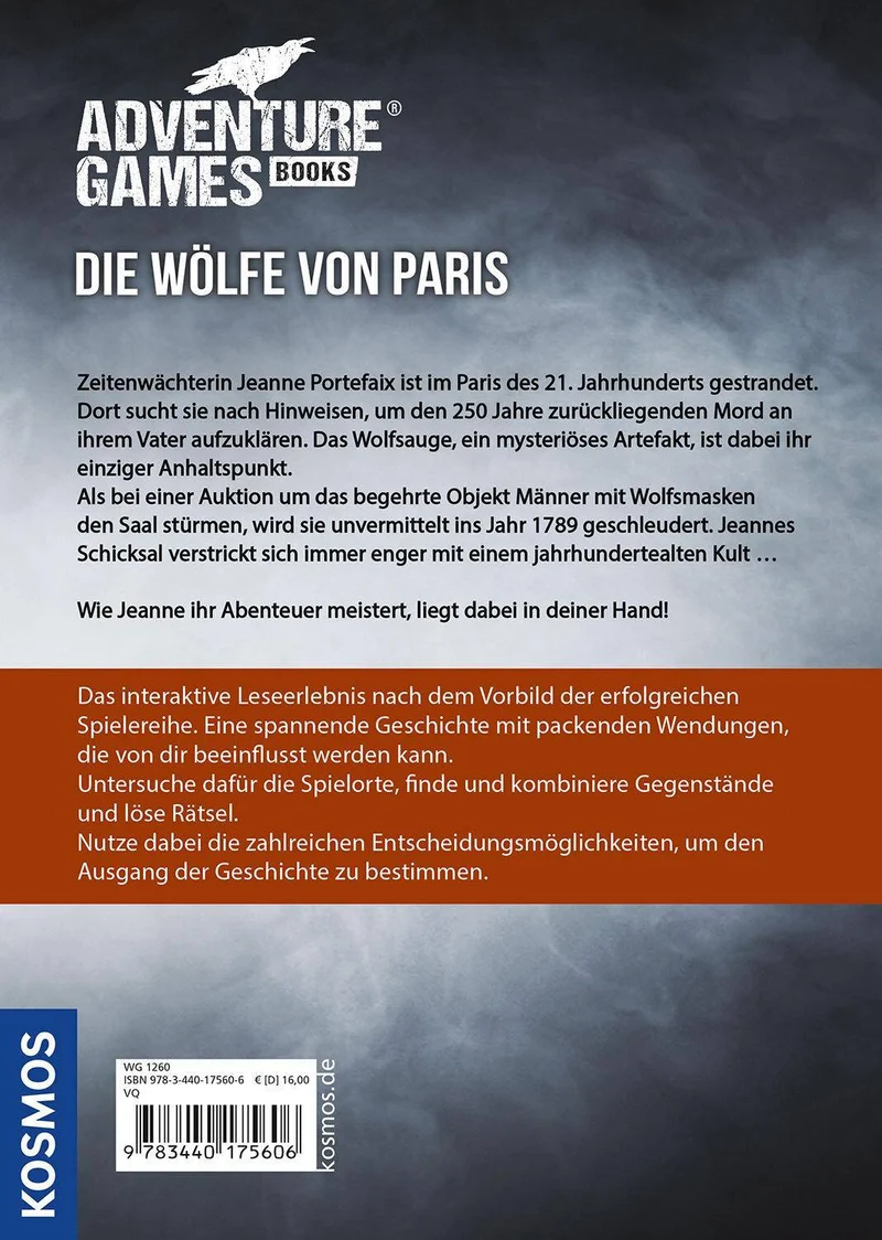 Adventure Games - Das Buch: Die Wölfe von Paris