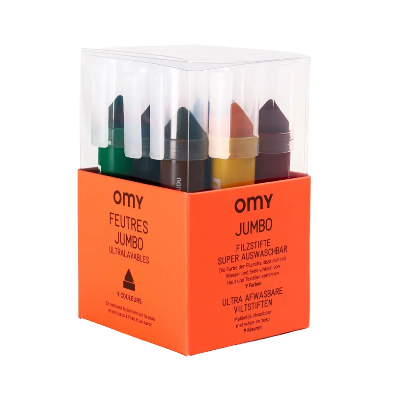 Große Marker - Jumbo 9 Stück.