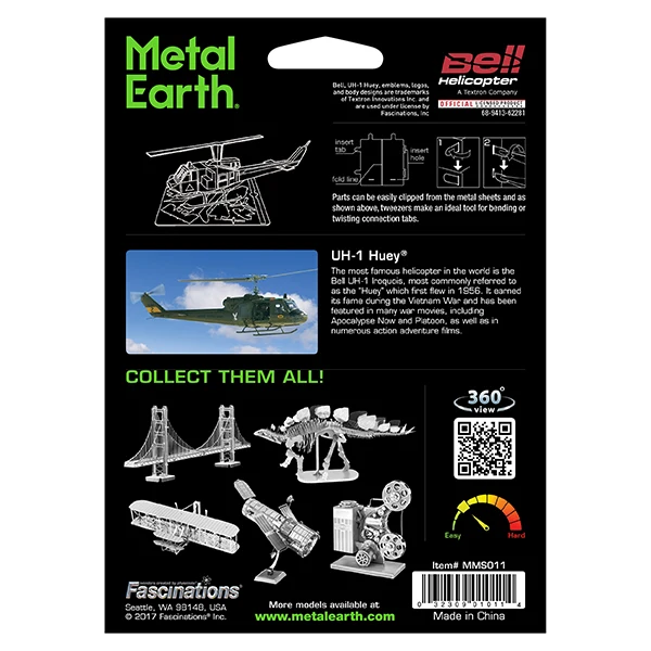 Metal Earth® - Huey Helicopter™