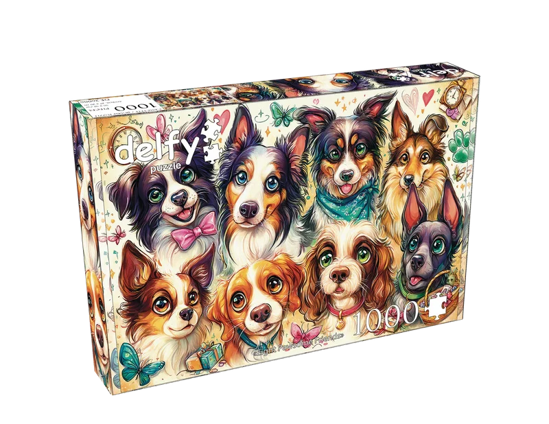 Eight Pawsome Friends (1000pcs)