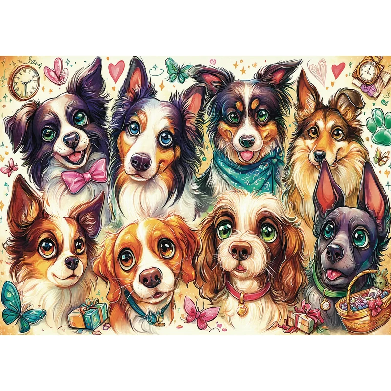 Eight Pawsome Friends (1000pcs)