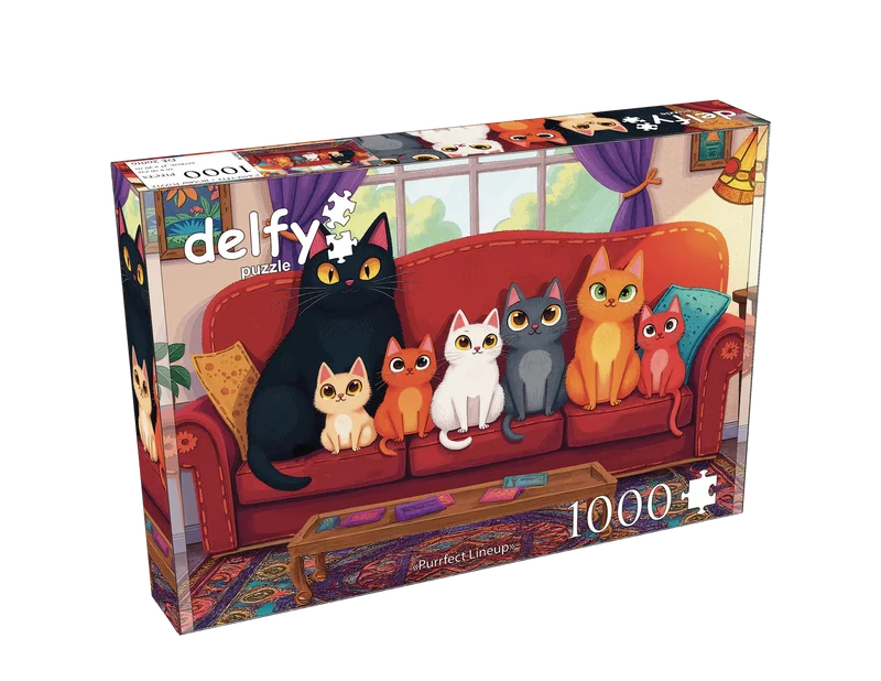 Purrfect Lineup (1000pcs)