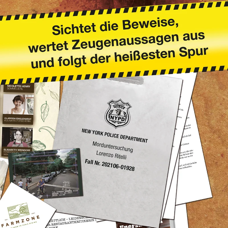 Murder Mystery Case Files Mord a la Carte