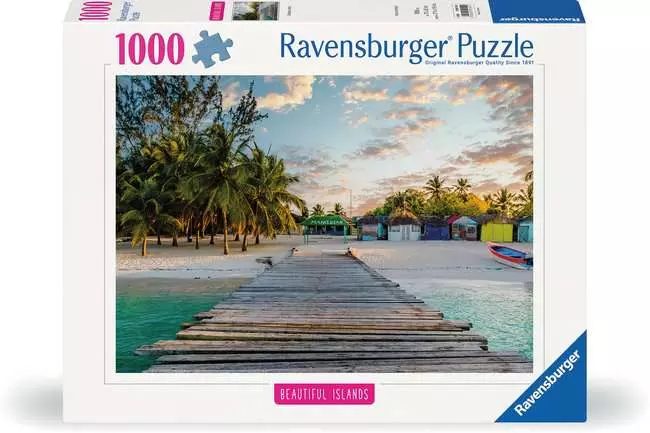 PFG Ravensburger Beautiful Islands - Caribbean Island (1000pcs) (Usage/Used - PUZZLES FOR GOOD)