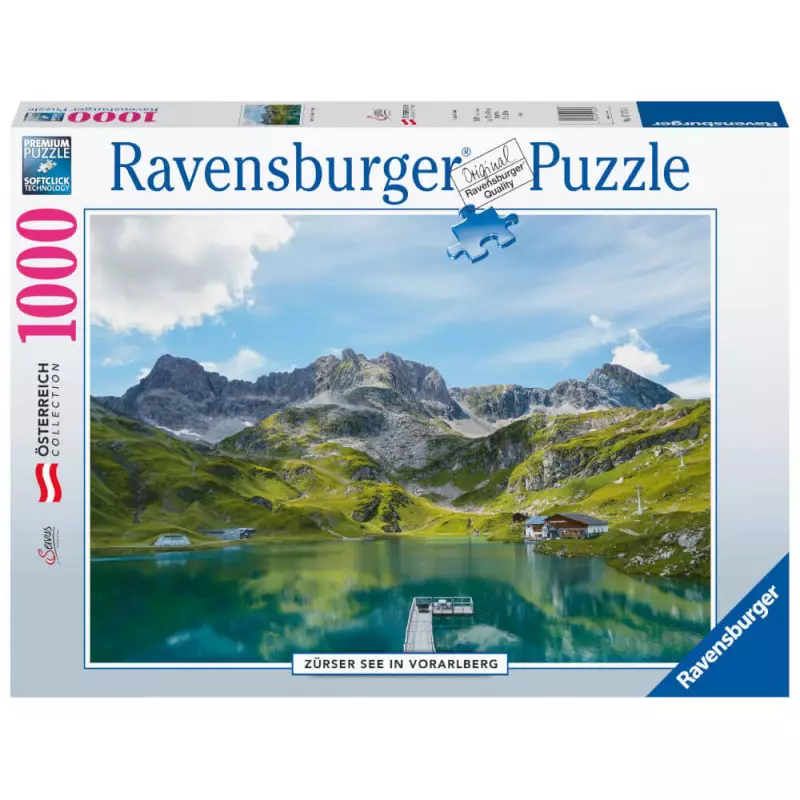 PFG Ravensburger Osterreich Collection - Zürser See in Vorarlberg (1000pcs) (Usage/Used - PUZZLES FOR GOOD)