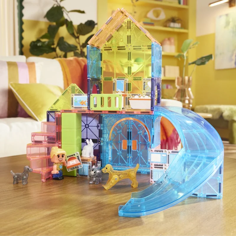 Magnetische Bausteine - Pet Playhouse 50 el.