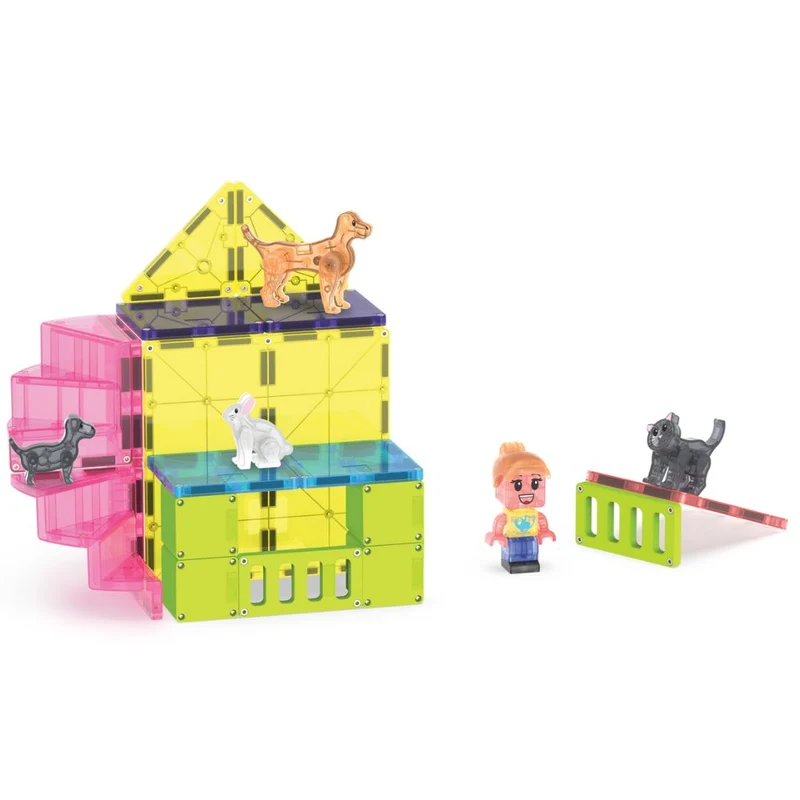 Magnetische Bausteine - Pet Playhouse 50 el.
