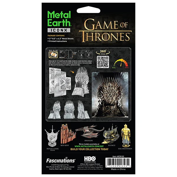 Metal Earth® - Iconx - Game of Thrones™ - Iron Throne