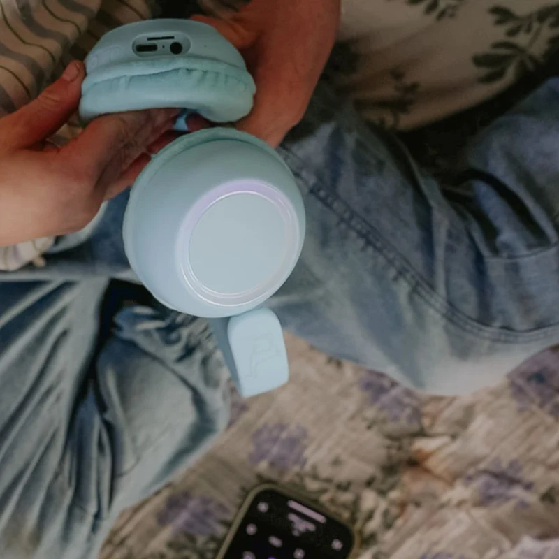 Kabellose Kopfhörer mit Beleuchtung - Blau