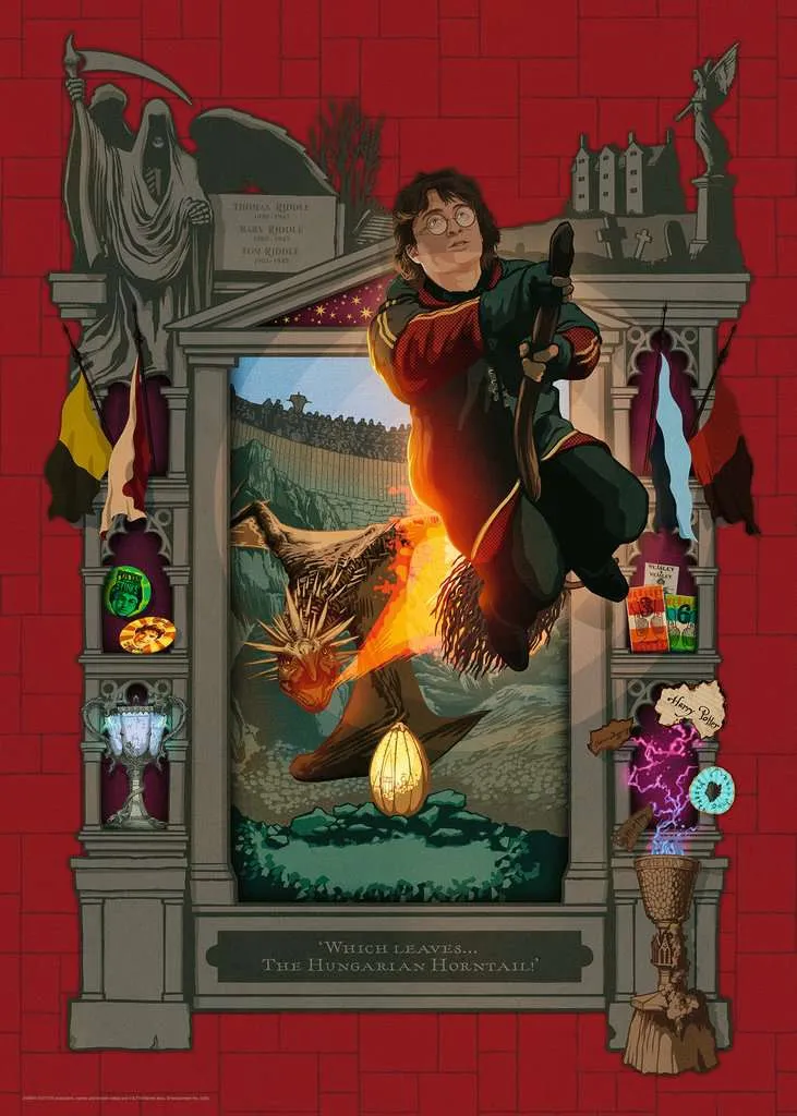 PFG Ravensburger Harry Potter 4 (1000pcs) (Usage/Used - PUZZLES FOR GOOD)