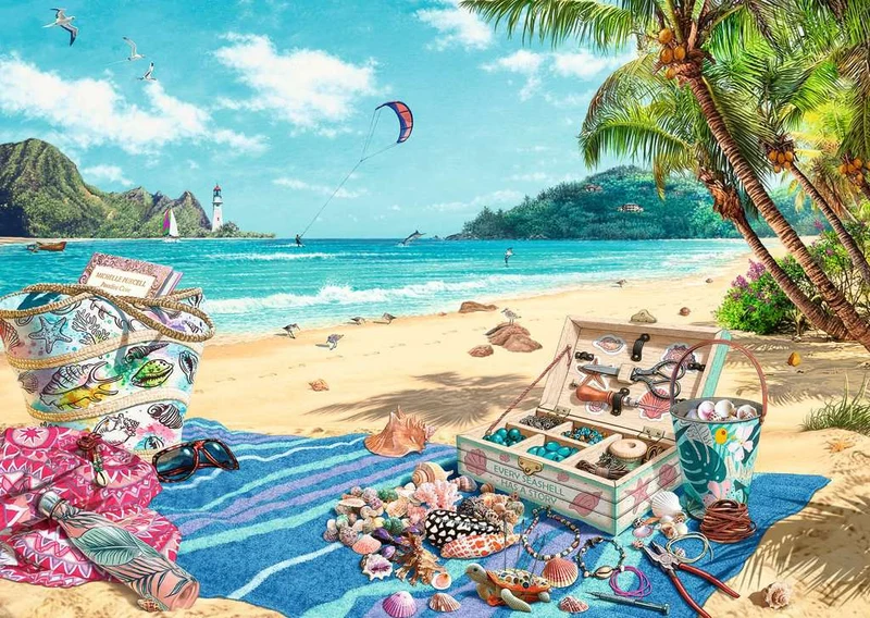 PFG Ravensburger The Shell Collector (1000pcs) (Usage/Used - PUZZLES FOR GOOD)