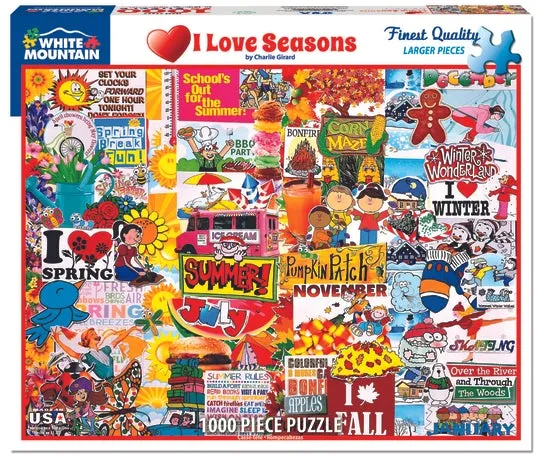 PFG I Love Seasons, Charlie Girard (Usage/Used - PUZZLES FOR GOOD)