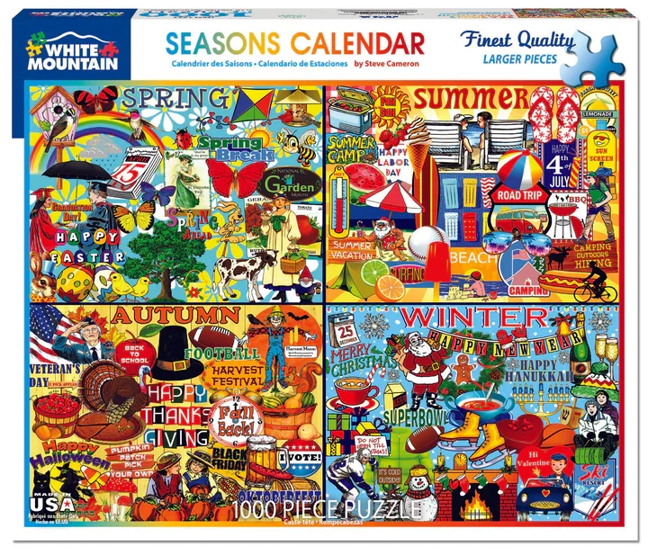 PFG Season's Calendar, Steve Cameron (Usage/Used - PUZZLES FOR GOOD)