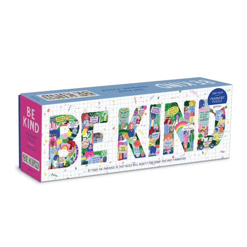 PFG Be Kind (Panoramic) (1000pcs) (Usage/Used - PUZZLES FOR GOOD)