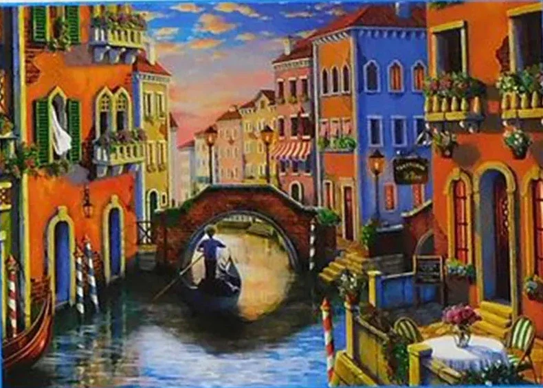 PFG Sunset in Venice (500pcs) (Usage/Used - PUZZLES FOR GOOD)