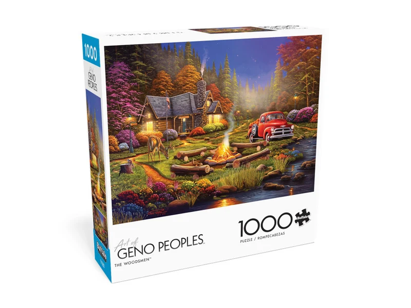 PFG The Woodsmen, Geno Peoples (1000pcs) (Usage/Used - PUZZLES FOR GOOD)