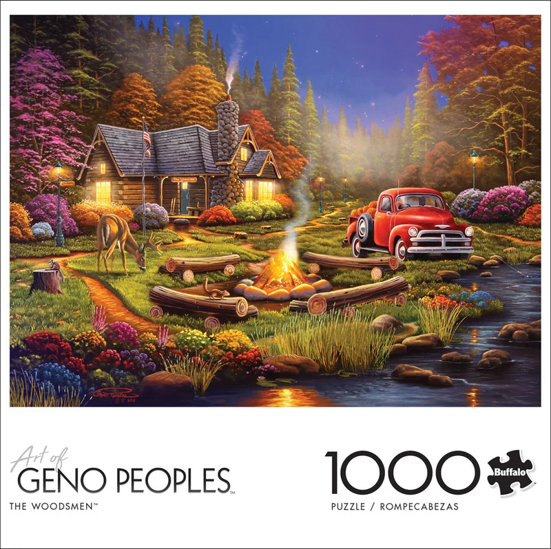 PFG The Woodsmen, Geno Peoples (1000pcs) (Usage/Used - PUZZLES FOR GOOD)