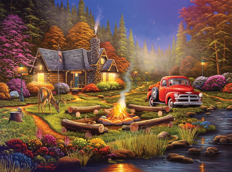 PFG The Woodsmen, Geno Peoples (1000pcs) (Usage/Used - PUZZLES FOR GOOD)