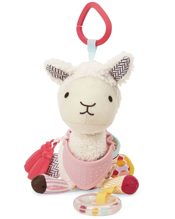 Aktiver Anhänger für den Kinderwagen – Bandana Buddies Lama