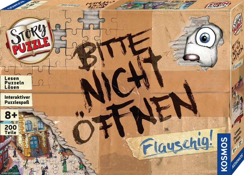 Story-Puzzle: Bitte nicht öffnen - Flauschig!