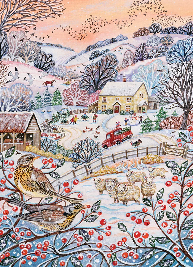 PFG Hilltop Farm (1000pcs) (Usage/Used - PUZZLES FOR GOOD)