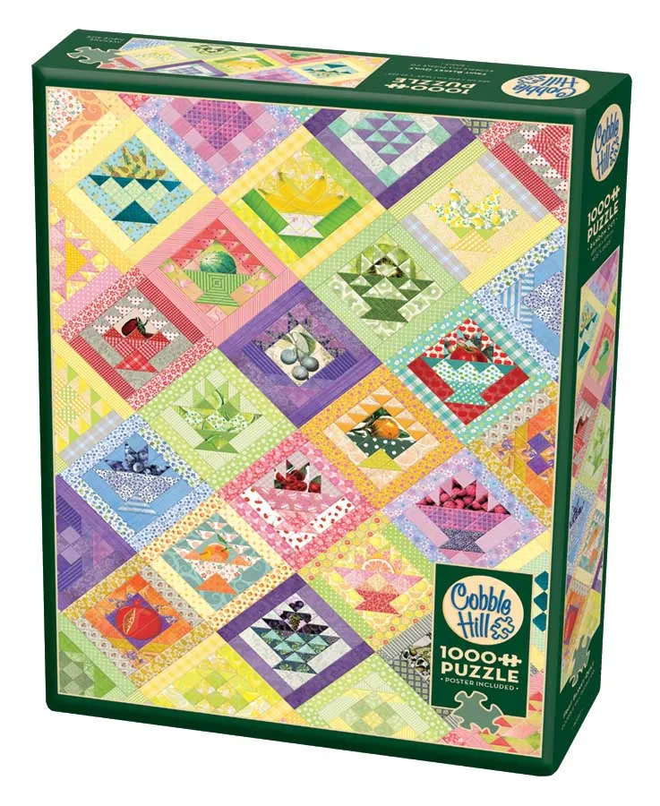 PFG Fruit Basket Quilt (Usage/Used - PUZZLES FOR GOOD)
