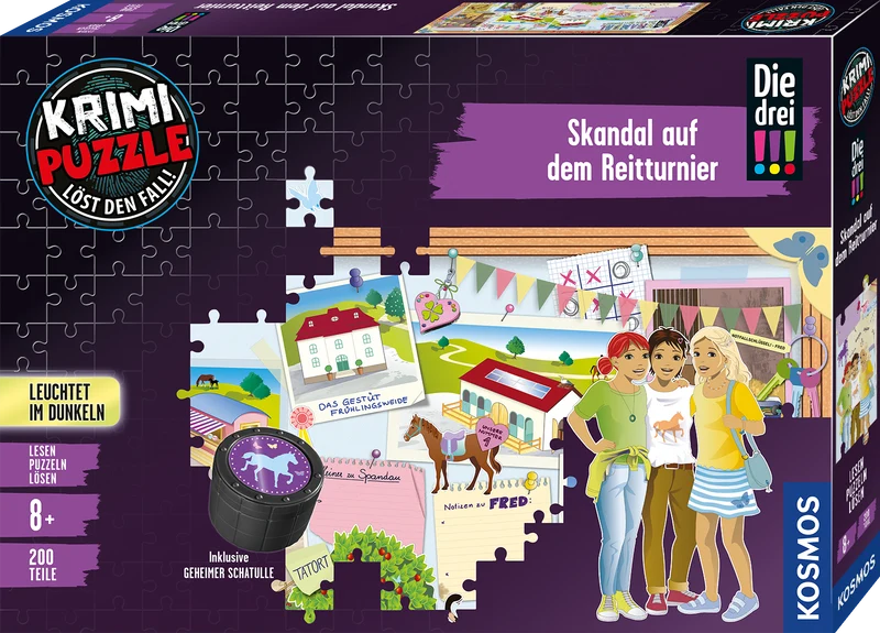 Krimi-Puzzle: Die drei !!! - Skandal auf dem Reitturnier