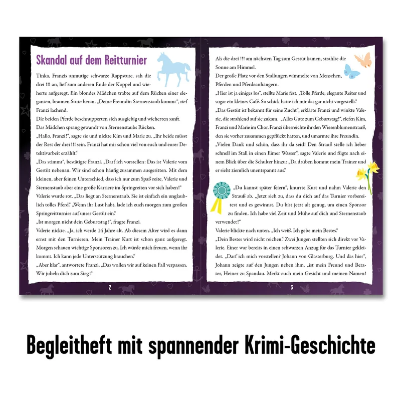 Krimi-Puzzle: Die drei !!! - Skandal auf dem Reitturnier