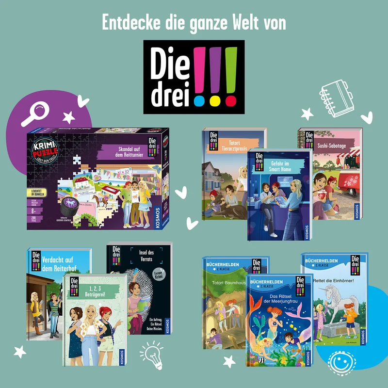 Krimi-Puzzle: Die drei !!! - Skandal auf dem Reitturnier