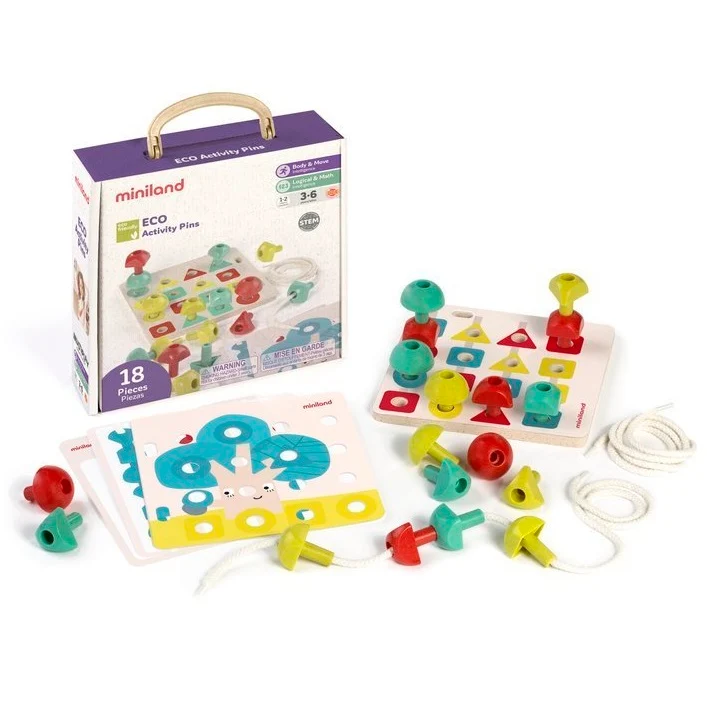 Öko-Puzzle: Aktivierende Stecknadeln