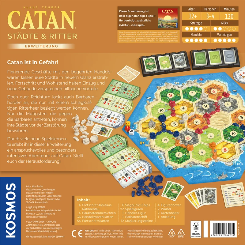 CATAN - Städte & Ritter - Erweiterung