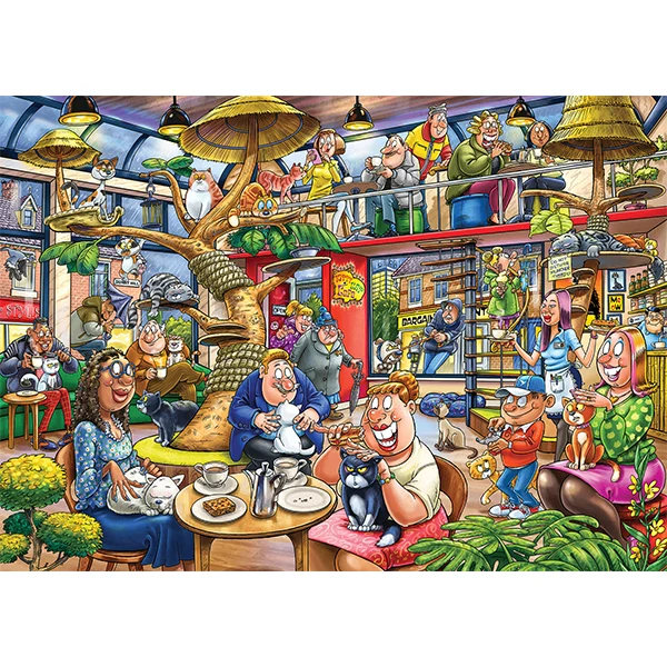 PFG Wasgij? Mystery # 28 - Feline Frenzy (Usage/Used - PUZZLES FOR GOOD)