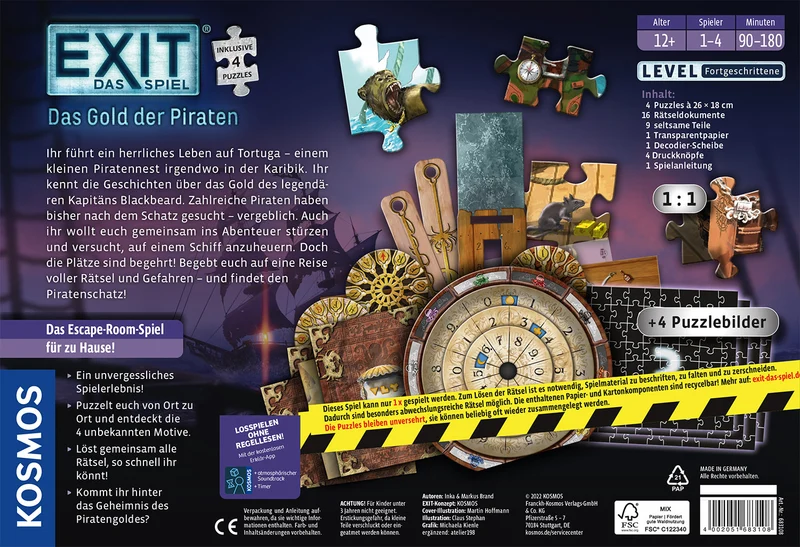EXIT®-Das Spiel+Puzzle Das Gold der Piraten