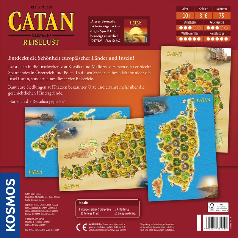 CATAN - Szenario - Reiselust