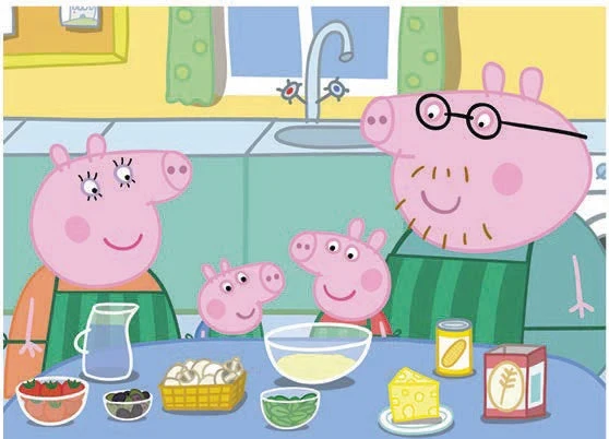 PFG Hasbro- Peppa Pig Floor (3D Puzzle) (100pcs) (Usage/Used - PUZZLES FOR GOOD)