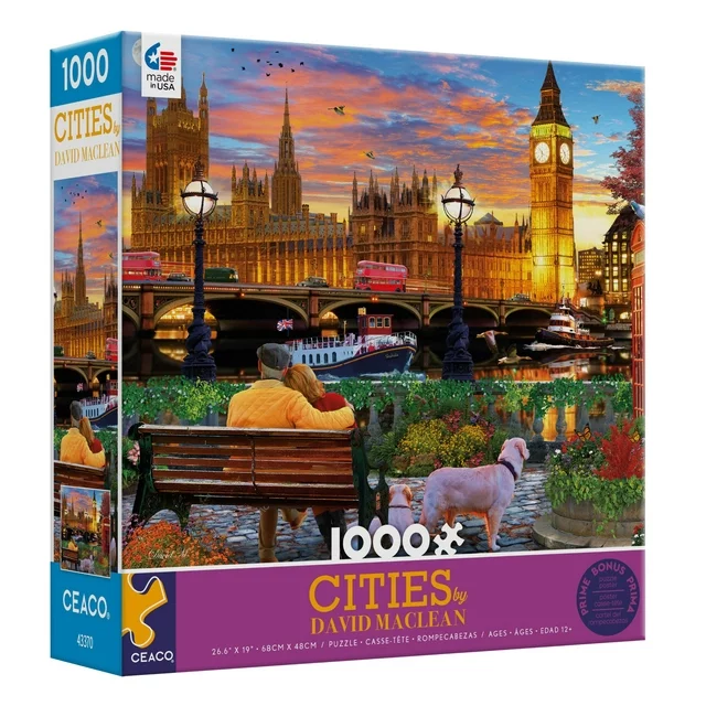 DMG Cities - On The Thames In London, David Maclean (1000pcs) (DAMAGED BOX)