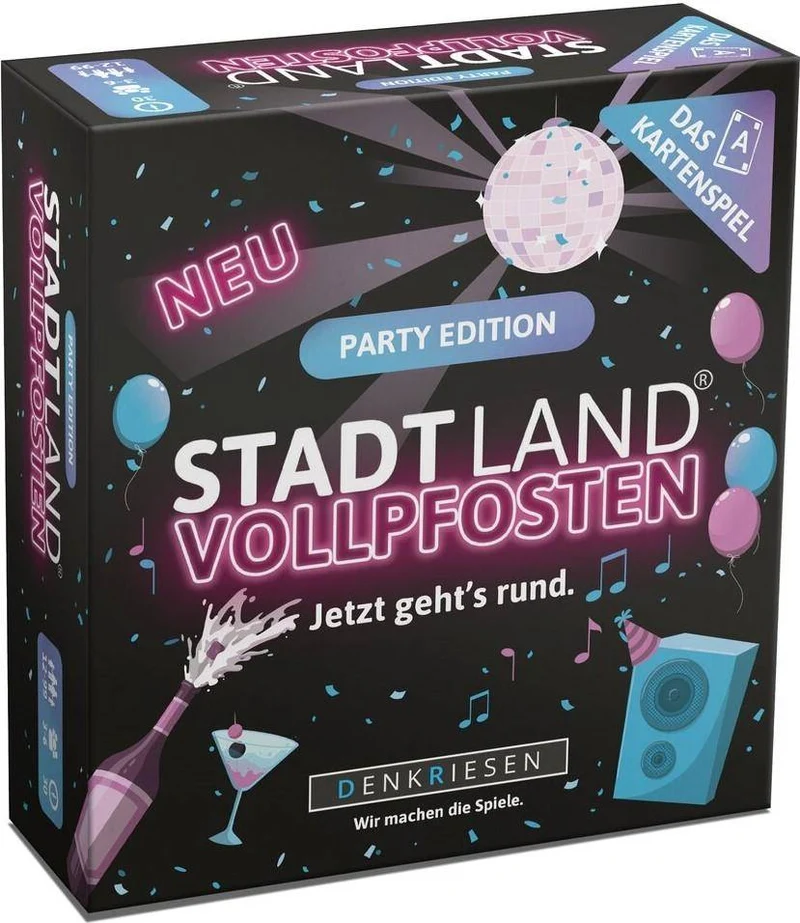 Stadt Land Vollpfosten - Das Kartenspiel: Party Edition