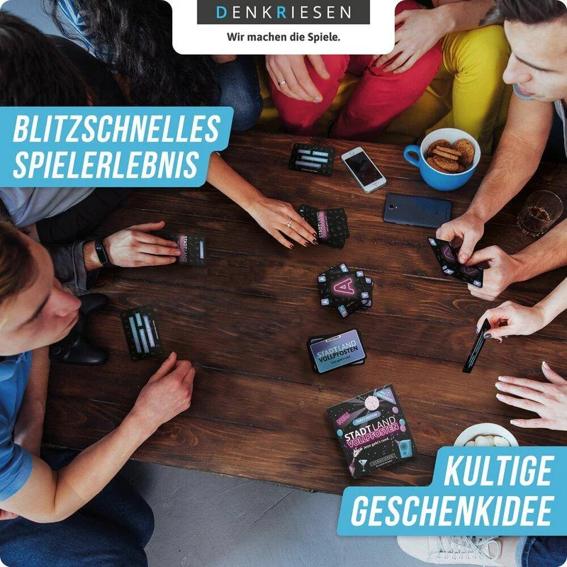Stadt Land Vollpfosten - Das Kartenspiel: Party Edition