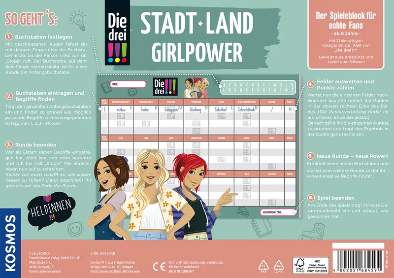 Die drei !!!: Stadt – Land – Girlpower