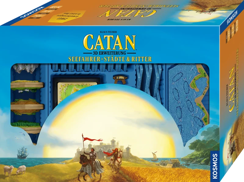 CATAN - 3D Erweiterung - Seefahrer + Städte & Ritter