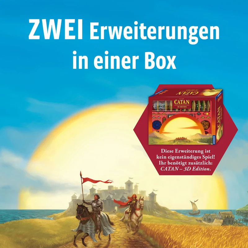 CATAN - 3D Erweiterung - Seefahrer + Städte & Ritter