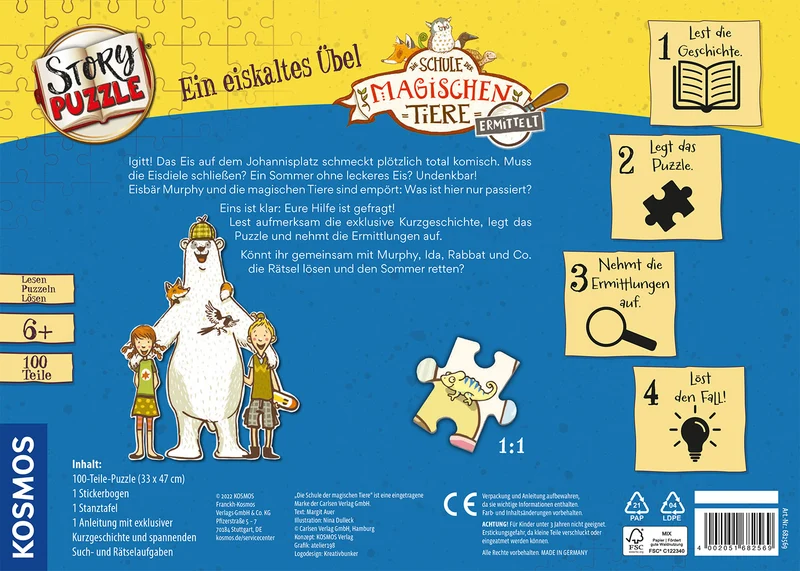 Story-Puzzle: Die Schule der magischen Tiere ermittelt