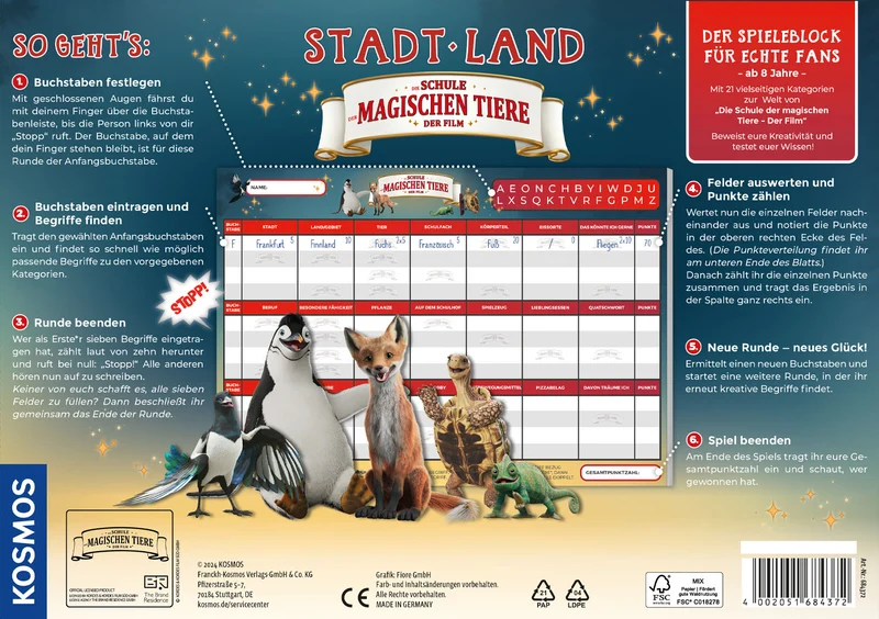 Stadt – Land – Die Schule der magischen Tiere