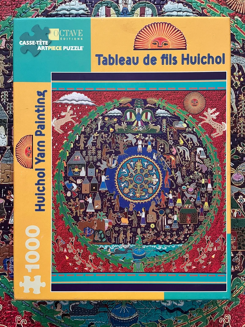 PFG Huichol Yarn Painting (Usage/Used - PUZZLES FOR GOOD)